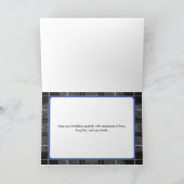 Custom Reindeer Deer Christmas Holiday Magical  Karte (Innenseite)