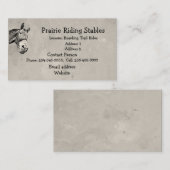 Custom Reiten Trail Reitstall Spaß Visitenkarte (Vorne/Hinten)
