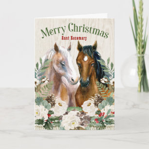 Custom Relation Western Themed Horse Weihnachten