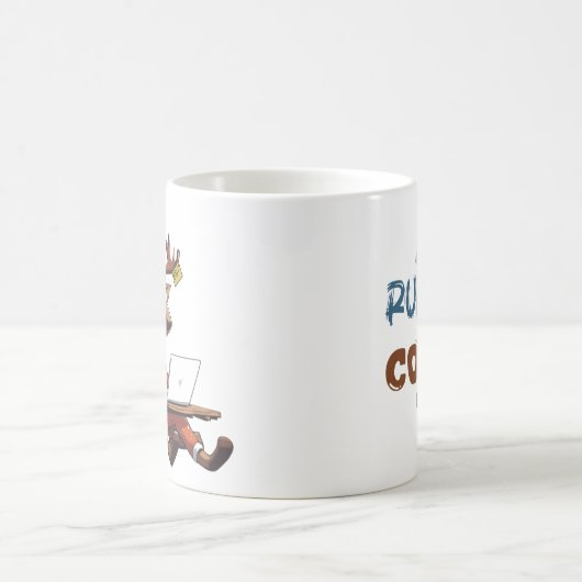 Custom Remote Work Coffee Tasse - Wifi Life Art (Mittel)