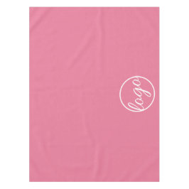 Custom Restaurant Trade Show Business Logo Pink Tischdecke