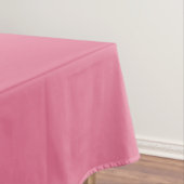Custom Restaurant Trade Show Business Logo Pink Tischdecke (Beispiel)