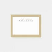 Custom Retiree's humorvollen Beitrag notiert Post-it Klebezettel (Vorderseite)