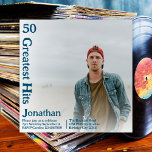 Custom Retro Album Cover Music 50. Geburtstag Einladung<br><div class="desc">👉 Live your dream and create your own Vintag album cover with this retro style 50th year Einladung! #zazzlemade - Klicken Sie einfach, um dieses Design zu personalisieren 🔥 Mein Versprechen - Dieses Design ist einzigartig - Es wurde mit Ihrem Sinn entworfen 🙏 Danke für die Unterstützung meines kleinen Unternehmens...</div>