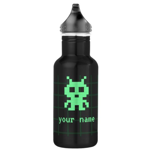 Custom Retro Alien Water Bottle Edelstahlflasche (Rechts)