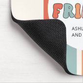 Custom Retro Best Friends Beste Freundinnen Niedli Mousepad (Ecke)
