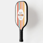 Custom Retro Best Friends Beste Freundinnen Niedli Pickleball Schläger (Links)