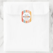 Custom Retro Best Friends Beste Freundinnen Niedli Runder Aufkleber (Tasche)