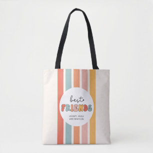Custom Retro Best Friends Beste Freundinnen Niedli Tasche