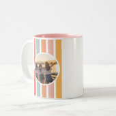 Custom Retro Best Friends Beste Freundinnen Niedli Zweifarbige Tasse (Vorderseite Links)