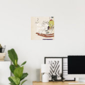 CUSTOM Retro Boy on Rocking Horse Art Print  Poster (Heimbüro)