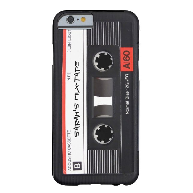 Custom Retro Cassette Tape Case-Mate iPhone Hülle (Rückseite)