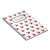 Custom Retro Cherry Küche Rezept Notebook Geschenk Notizblock (Rechte Seite)