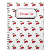 Custom Retro Cherry Küche Rezept Notebook Geschenk Notizblock (Vorderseite)