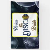 Custom Retro Disco Junggeselinnen-Abschied Disco Banner (Vertikal)