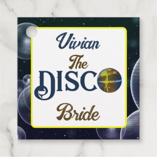 Custom Retro Disco Junggeselinnen-Abschied Disco Geschenkanhänger