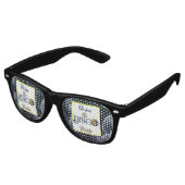 Custom Retro Disco Junggeselinnen-Abschied Disco Partybrille (Schrägansicht)