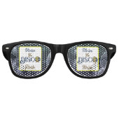 Custom Retro Disco Junggeselinnen-Abschied Disco Partybrille (Vorderseite)