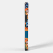Custom Retro Floral Pattern iPhone Hülle (Rechte Seite)