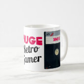 Custom Retro Gaming Diskette 3 Zoll CPC 6128 Kaffeetasse (VorderseiteRechts)