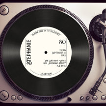 Custom Retro Imitate Vinyl Record Music 30. Geburt