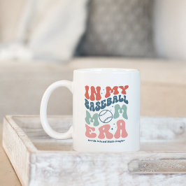 Custom Retro "In My Baseball Mama Ära" Kaffeetasse