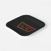 Custom Retro Just Married Wedding Paper Teller (Gewinkelt)