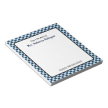 Custom Retro Karo Pattern School Psychologin