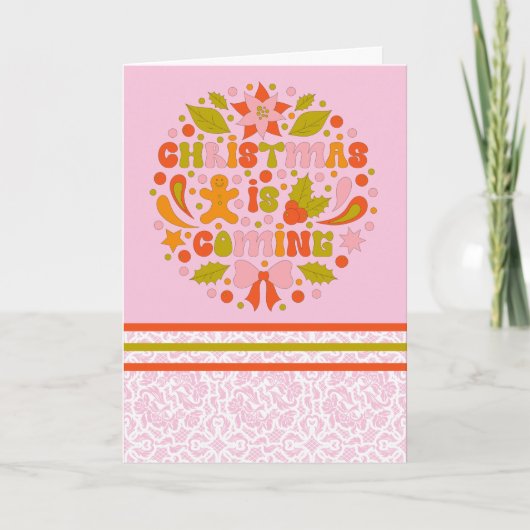 Custom Retro Mitte des Jahrhunderts Weihnachten (Vorderseite)