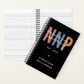 Custom Retro NNP Neonatal Nurse Practitioner Notizblock (Innen)