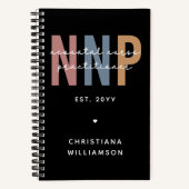 Custom Retro NNP Neonatal Nurse Practitioner Notizblock (Vorderseite)