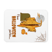 Custom Retro Novelty Funny Skeleton Halloween Magnet (Horizontal)