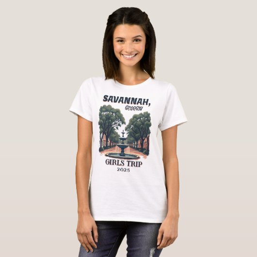 Custom Retro Savannah Trip T - Shirt (Vorne ganz)