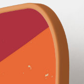 Custom Retro Stripes Pickleball Schläger (Linke Seite)