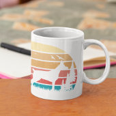 Custom Retro Styled Doberman Dog Lover Trainer Kaffeetasse