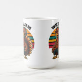 Custom Retro Thanksgiving Turkey Gamer Kaffeetasse (Mittel)