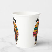 Custom Retro Thanksgiving Turkey Gamer Pappbecher (Rechts)