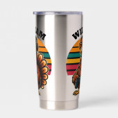 Custom Retro Thanksgiving Turkey Gamer Thermobecher (Rechts)