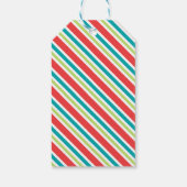 Custom Retro Weihnachten "Naughty is a New Nice" Geschenkanhänger (Rückseite)