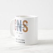 Custom Retro ZNS Klinischer Krankenpfleger Spezial Kaffeetasse (Vorderseite Links)
