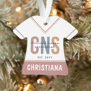 Custom Retro ZNS Klinischer Krankenpfleger Spezial Ornament