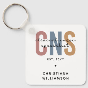 Custom Retro ZNS Klinischer Krankenpfleger Spezial Schlüsselanhänger
