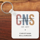 Custom Retro ZNS Klinischer Krankenpfleger Spezial Schlüsselanhänger (Vorderseite)