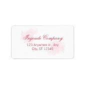 Custom Return Address Label Adressaufkleber (Vorne)