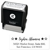 Custom Return Address Rubber Stamp. Self Addressed Permastempel