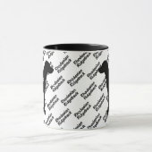 CUSTOM Rhodesian Ridgeback Silhouette Tasse (Zentrum)