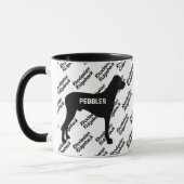 CUSTOM Rhodesian Ridgeback Silhouette Tasse (Links)