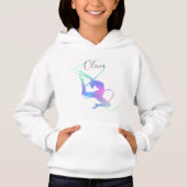 Custom Rhythmic Gymnastics Ribbon Hoodie - Custom  (Vorderseite)