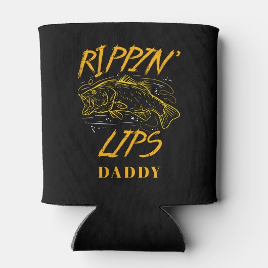 Custom Rippin Lips Fang und Freisetzung Fischen Dosenkühler (Rückseite)