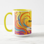 Custom Rise Shine Quote Tasse (Links)